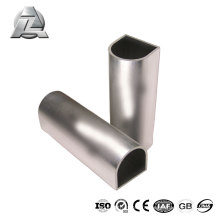 Profilé moderne en aluminium allié de Chine 6063 durable demi-rond